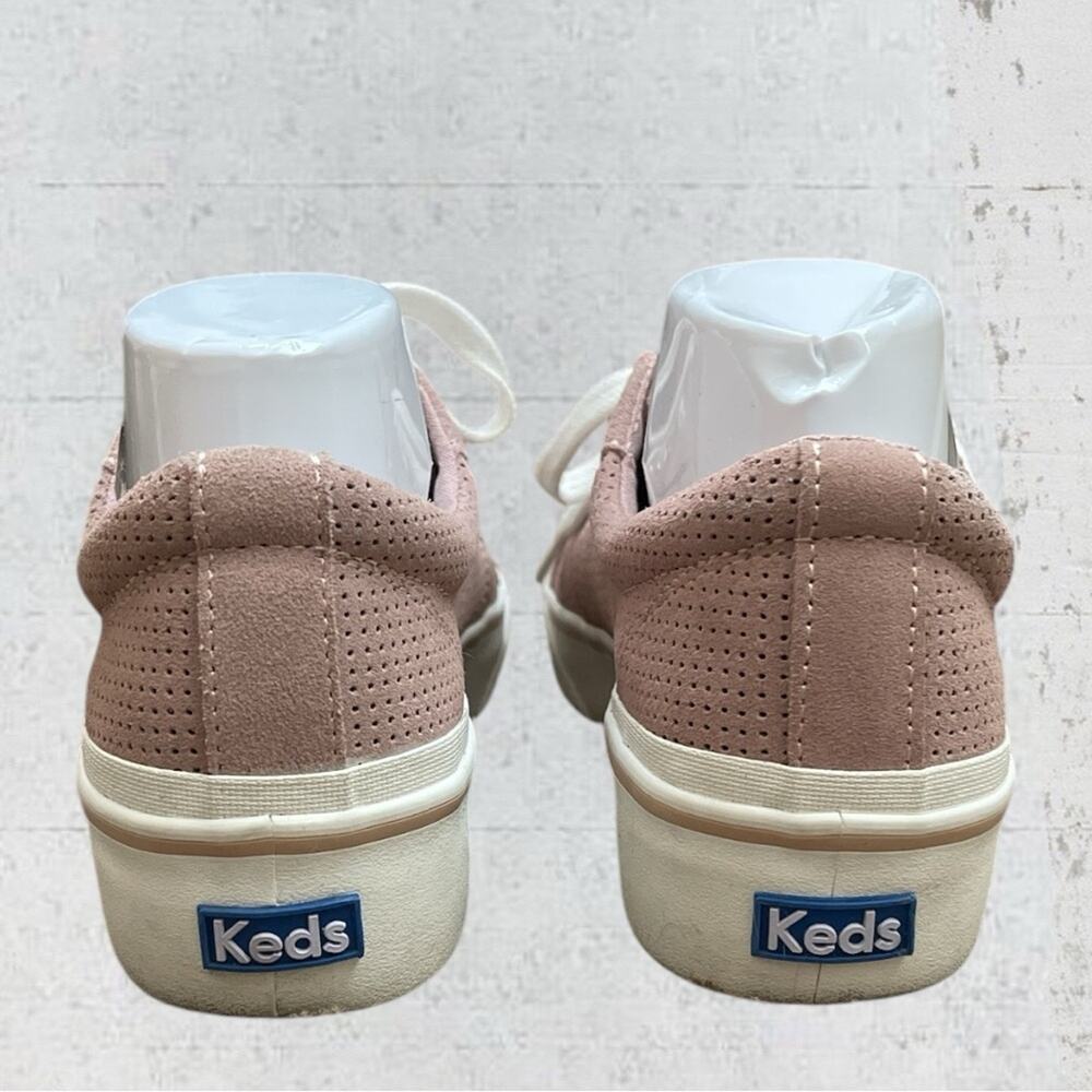 Keds Jump Kick Duo Perf Suede Size 11 Mauve Chunky Sneaker Preppy - Picture 8 of 12
